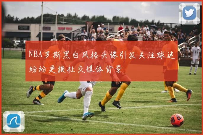 NBA罗斯黑白风格头像引发关注球迷纷纷更换社交媒体背景